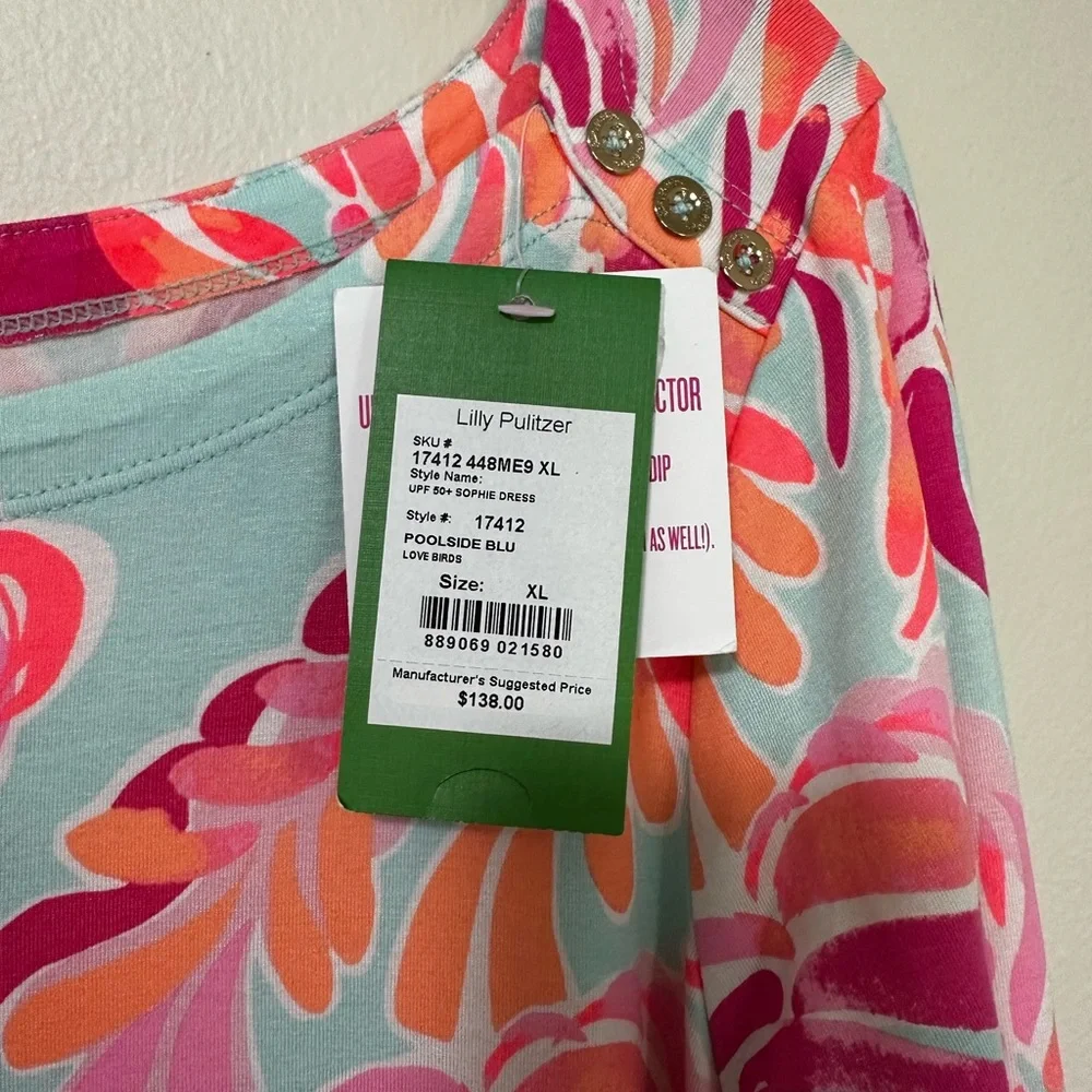 Lilly Pulitzer 3/4 sleeve dress - Picture 4 of 4